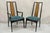 Vintage John Stuart Cane Back Mid Century Modern Asian Style Dining Chairs - Set of 10. Listing includes (2) armchairs,...
