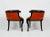 Modern Impressive Neoclassical Style Lacquered Ram's Head Armchairs - A Pair For Sale - Image 3 of 8