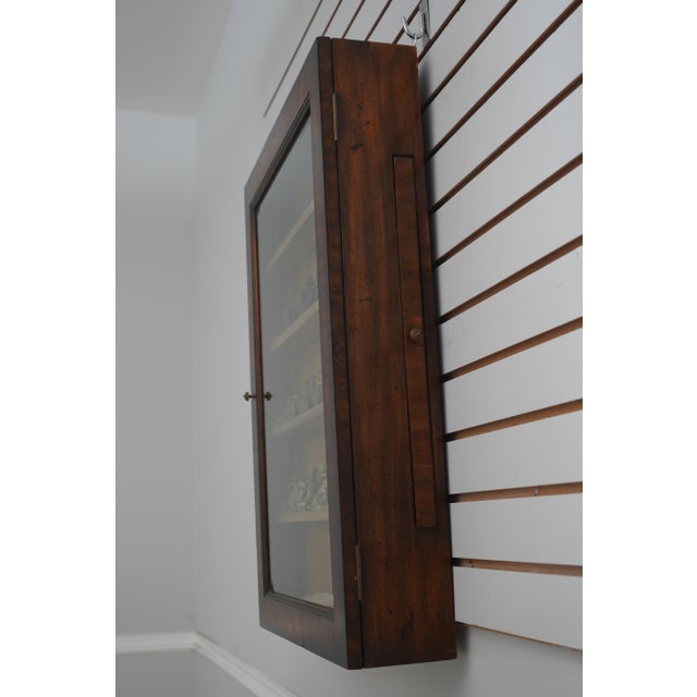 Traditional Maitland Smith Wall Hanging Chess Game Board Cabinet For Sale - Image 3 of 16