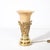 1930s Art Deco Gilt Bronze & Alabaster Table Lamps on Polished Brass Bases - a Pair For Sale - Image 12 of 14