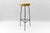 Black Mid-Century Modern Minimalistic String Bar Stools, 1950s, Set of 3 For Sale - Image 8 of 18