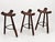 Black Vintage Brutalist Marbella Stool attributed to Sergio Rodrigues, 1970s For Sale - Image 8 of 15
