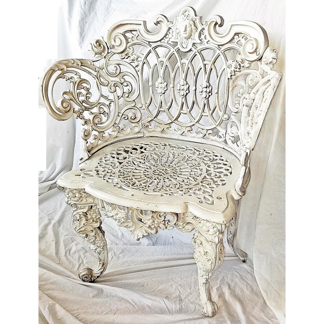 Antique Betsy Ross Cast Iron Garden Chair Chairish