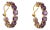 Elaine Hoops, Purple, Clip On For Sale