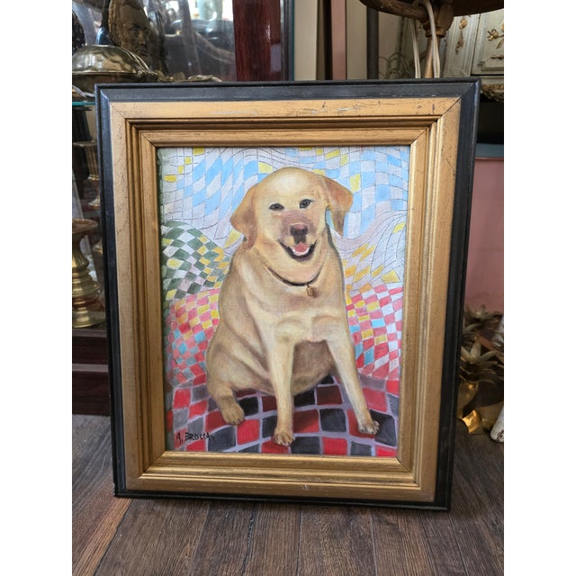 Dog Portrait Painting For Sale - Image 4 of 7