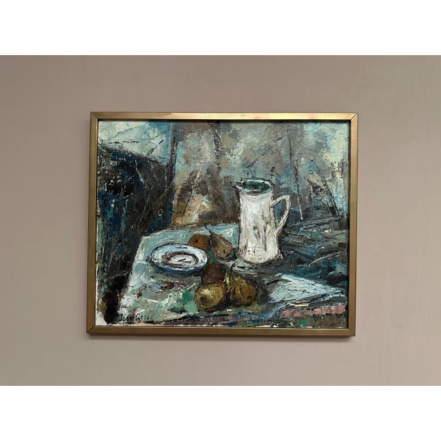 Josef Geson, Upppställning I, 1975, Oil on Canvas, Framed For Sale - Image 8 of 18