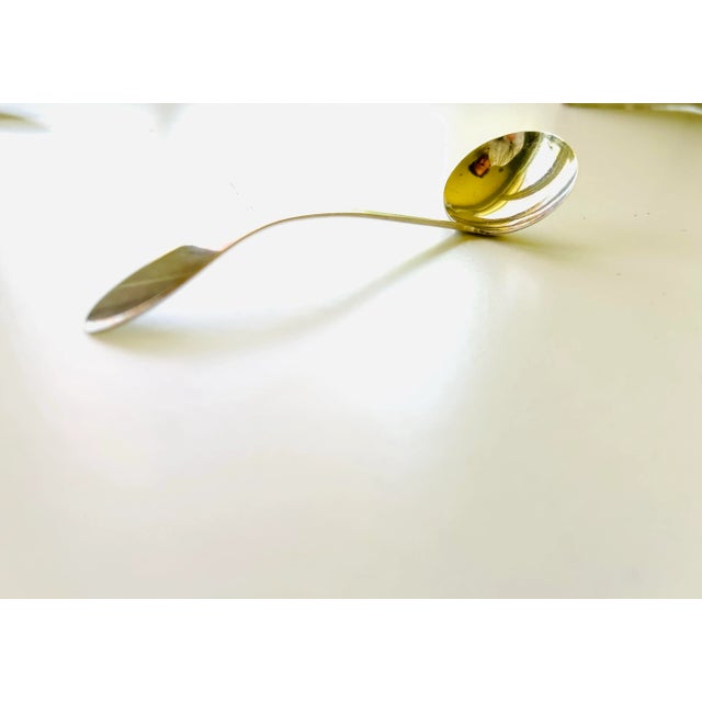 Mid-Century Modern Midcentury Sterling Silver Small Ladle For Sale - Image 3 of 4