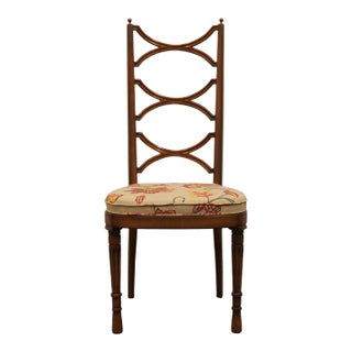 Tomlinson Furniture Pavane Collection Italian Neoclassical Tuscan Style Dining Side Chair For Sale