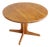 Vintage Danish Round Extendable Dining Table in Teak, 1960s For Sale