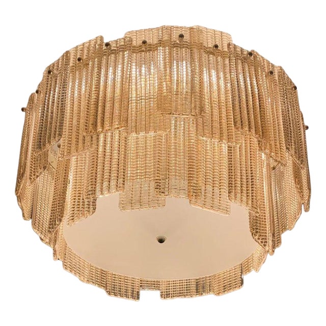 Marea Chandelier in Polished Chrome and Crystal Glass by Aggiolight For Sale