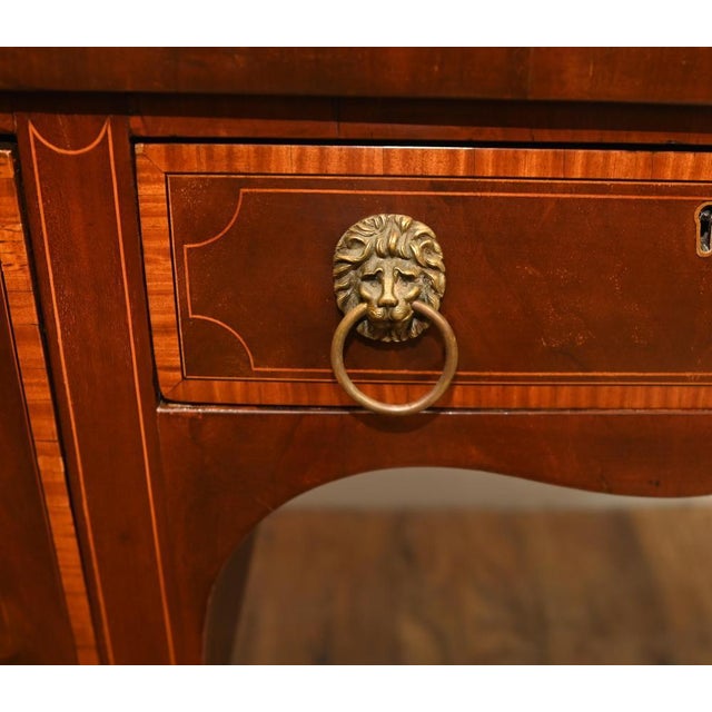 Edwardian Sheraton Mahogany Sideboard, 1910 For Sale - Image 5 of 12