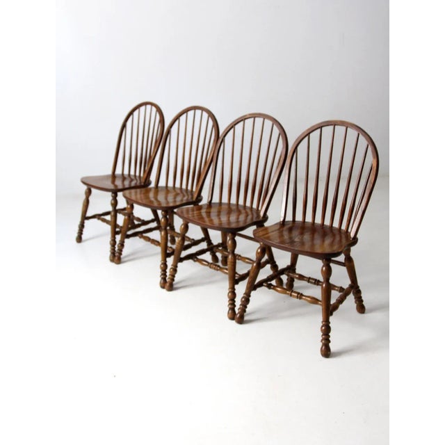 Mid-Century Modern Vintage Dining Chairs Set of 4 For Sale - Image 3 of 11