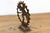 Metal Burnished Brass Miniature Nataraja Deity For Sale - Image 7 of 9