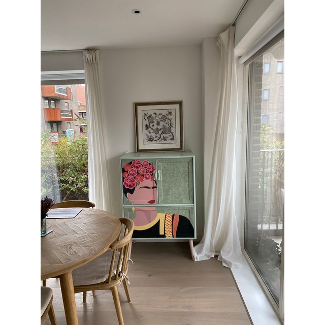 2020s Weathered Oak Parquet Pie Extendable Table From Loaf For Sale - Image 5 of 8