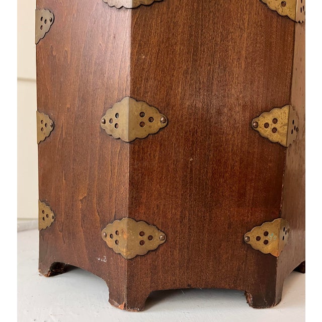 Mid 20th Century Korean Hat Box Side Table Chairish