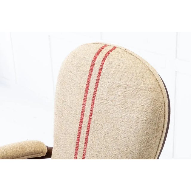 19th Century English Mahogany Armchair For Sale - Image 6 of 8