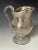 Rare Antique Mercury Glass Pitcher New England / Boston Sandwich Applied Handle For Sale - Image 4 of 11