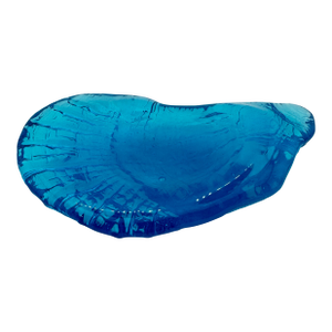 Glass Oyster Shell Paperweight