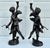 Vtg. Large Bronze Neo-Classic Style Cherub Candle Holders For Sale In Philadelphia - Image 6 of 14