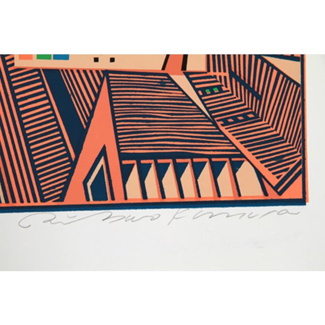 Artist: Risaburo Kimura, Japanese (1924 - ) Title: City 378 Year: 1971 Medium: Silkscreen, signed and numbered in pencil...