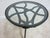 Vintage Industrial Reclaimed Cast Iron Pulley Wheel End Table Pedestal B For Sale - Image 10 of 11