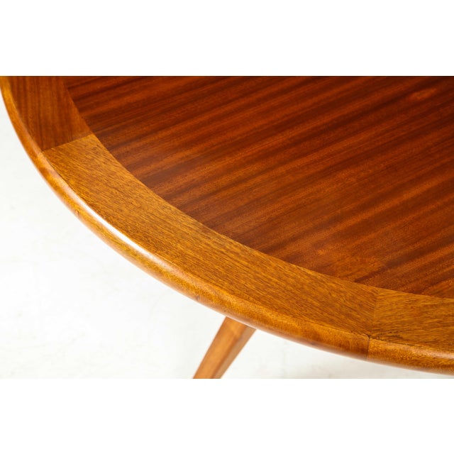 Auburn Italian Mid-Century Modern Circular Dining Table/ Center Table For Sale - Image 8 of 10