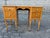 "Antique Tiger Maple Vanity Dressing Table . A Vanity dressing table or desk with mirror , maple with curly birdseyes...