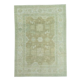 Turkish Oushak Rug 8'11" x 12'4" #19357 For Sale