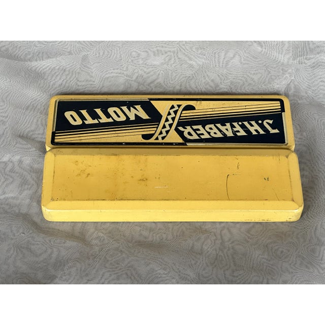 Metal Vintage Pencil Tin Box For Sale - Image 7 of 12