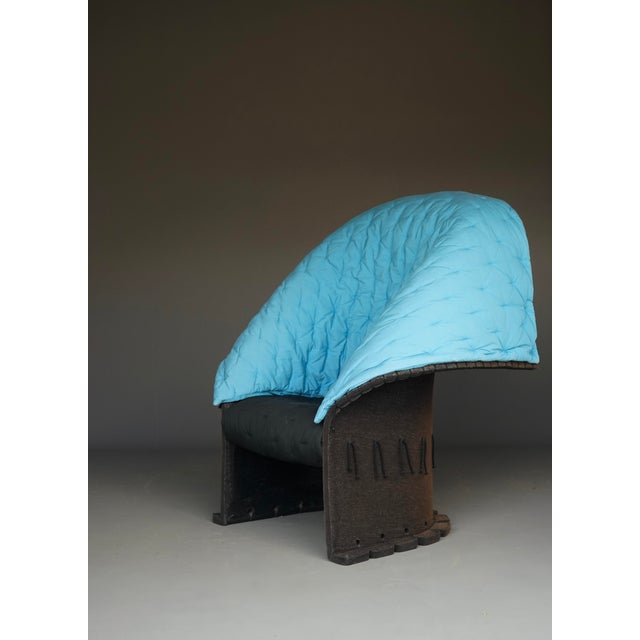 Postmodern Early Edition Feltri Chair by Gaetano Pesce for Cassina, 1980s For Sale - Image 3 of 18
