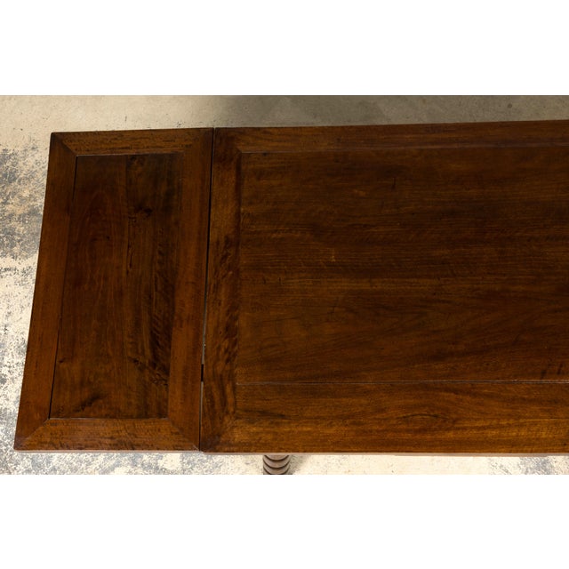 Wood Late 19th Century English Jacobean Style Walnut Extendable Dining Table For Sale - Image 7 of 18