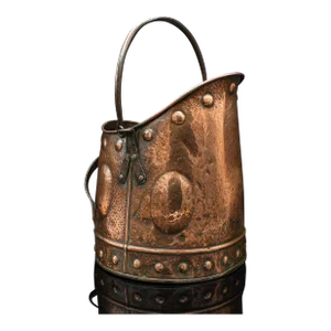1880's Antique Scottish Copper Coal Scuttle