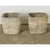 Dimensions: 14 ¾” H x 16 ¾” W x 16 ¾” D Fabulous pair of English garden planters from the Art Deco period in quatrefoil...