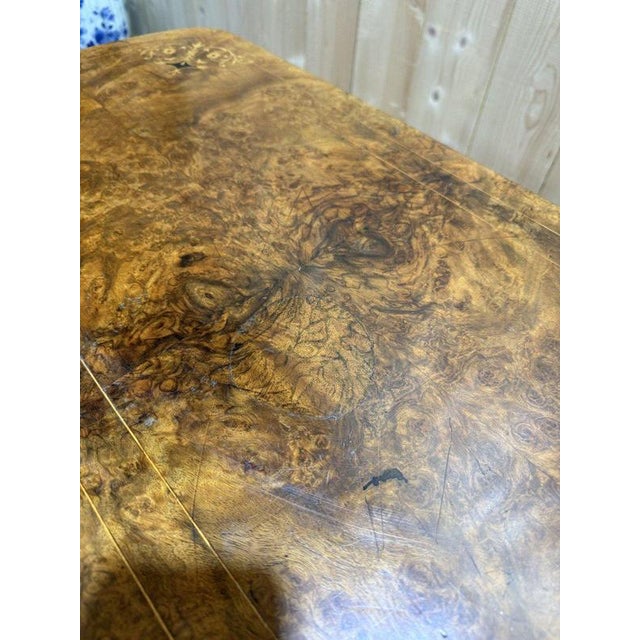 English-Style Victorian Marquetry Games Table For Sale - Image 9 of 10