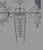 Primitive Country Folk Art Twisted Metal Directional Weathervane w Figural Chicken In very good original condition showing...