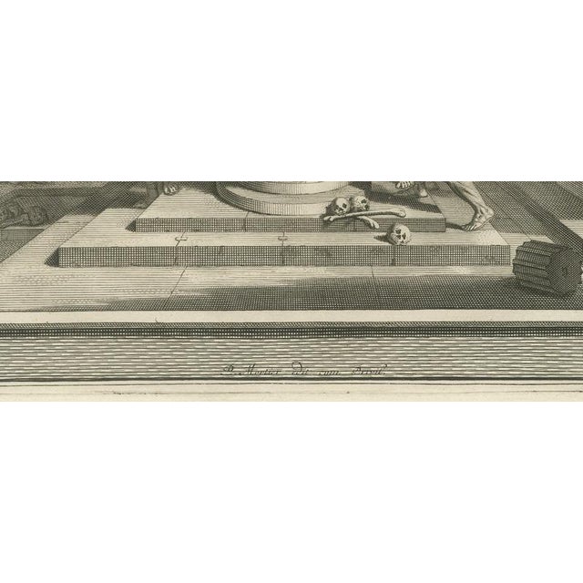18th Century Pieter Mortier, Idolatry of Manasseh and the Piety of King Josiah, Pieter 1700, Engraving For Sale - Image 5 of 12