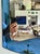Fontana Arte Blue Glass Mirror For Sale - Image 6 of 11