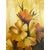 Eric Marshall Yellow and Orange Mid-Century Modern Flower Painting For Sale - Image 11 of 12