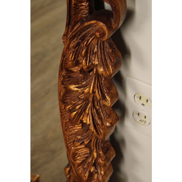 John Richard Rococo Style Gilt Carved Frame Wall Mirror For Sale - Image 15 of 18