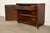 Wood Henredon Mid-Century Hollywood Regency Campaign Oak and Brass Buffet Server or Bar Cabinet For Sale - Image 7 of 17