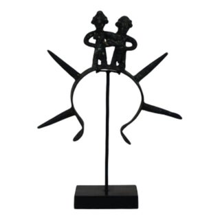 Benin Bangle in Bronze For Sale