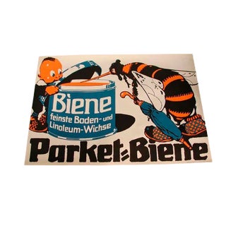 Vintage Parket Biene Advertising Poster For Sale