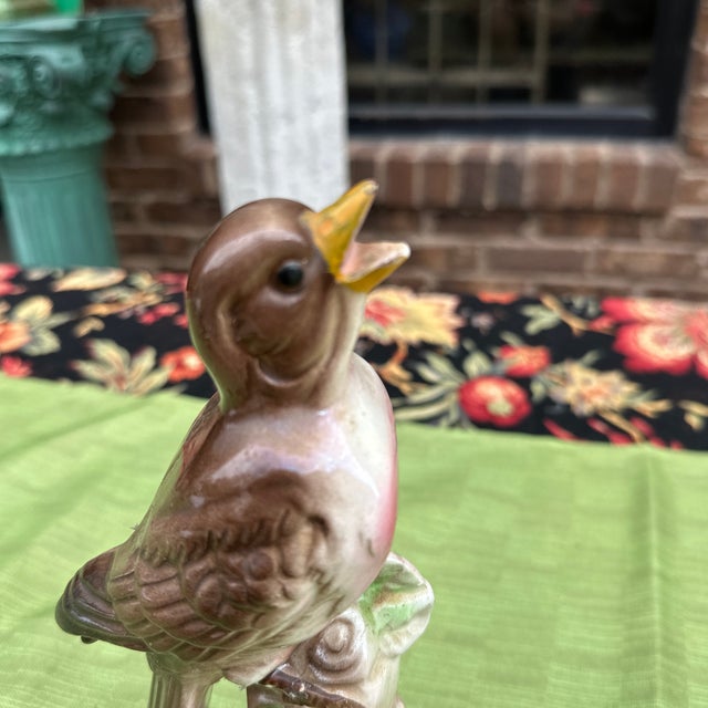 Up for consideration is a beautiful ceramic brown bird figurine. This would look lovely in your home and it is a great...