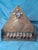 Rare 19thC Moroccan Brass Hanukkah Menorah Hand-Repoussé Maghrebi Judaica Oil For Sale In Boston - Image 6 of 17