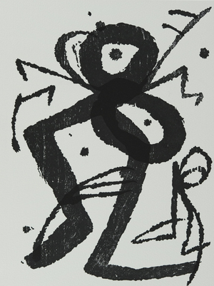 Joan Miro, Surreal Composition, Etching