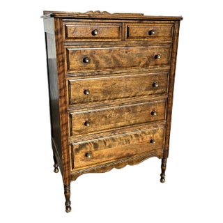 Early 20th Century Victorian Tall Dresser For Sale