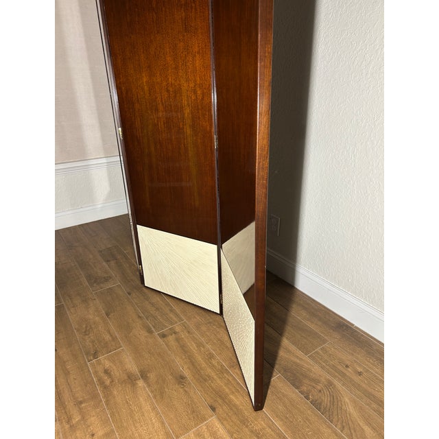 Brown Radiant Screens by Baker Furniture the Thomas Pheasant Collection, Pair For Sale - Image 8 of 11