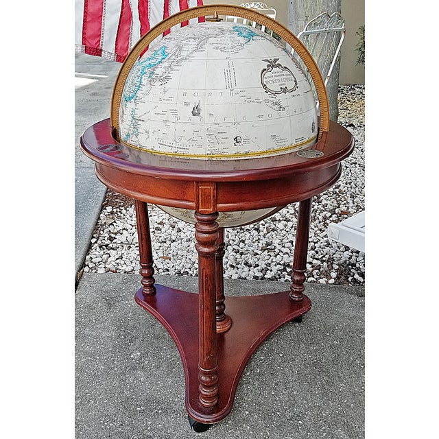 1990s Late 20th Century Repogle Globe on Stand From University of Virginia For Sale - Image 5 of 9