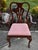Antique Mahogany Chairs Queen Anne Style Burl Wood Armchairs Pair For Sale - Image 13 of 13