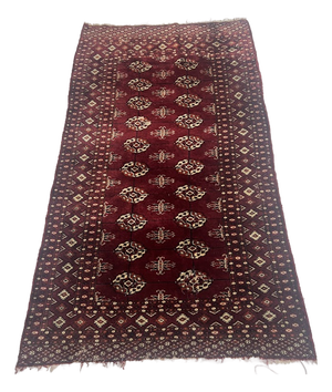 Red Rug in Wool